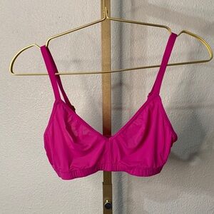 Aerie Smoothez Fuchsia Bralette- Large